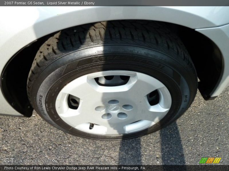 Liquid Silver Metallic / Ebony 2007 Pontiac G6 Sedan