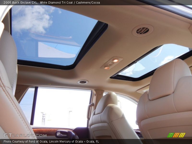White Diamond Tri Coat / Cashmere/Cocoa 2008 Buick Enclave CXL