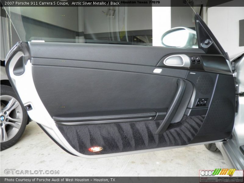 Arctic Silver Metallic / Black 2007 Porsche 911 Carrera S Coupe