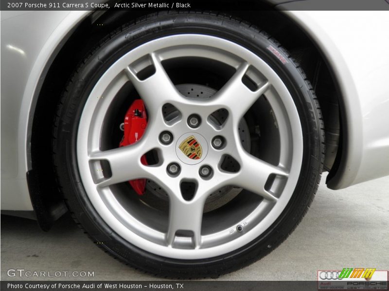 Arctic Silver Metallic / Black 2007 Porsche 911 Carrera S Coupe