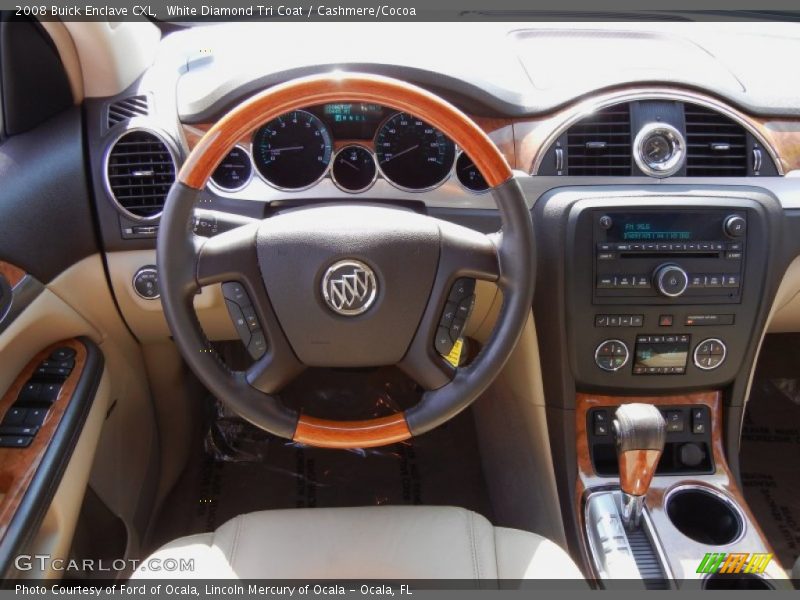 White Diamond Tri Coat / Cashmere/Cocoa 2008 Buick Enclave CXL