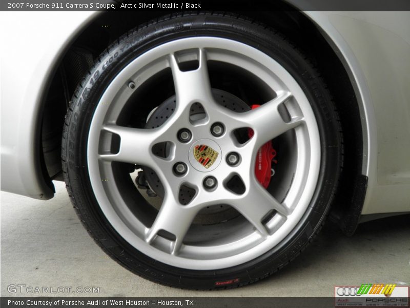Arctic Silver Metallic / Black 2007 Porsche 911 Carrera S Coupe