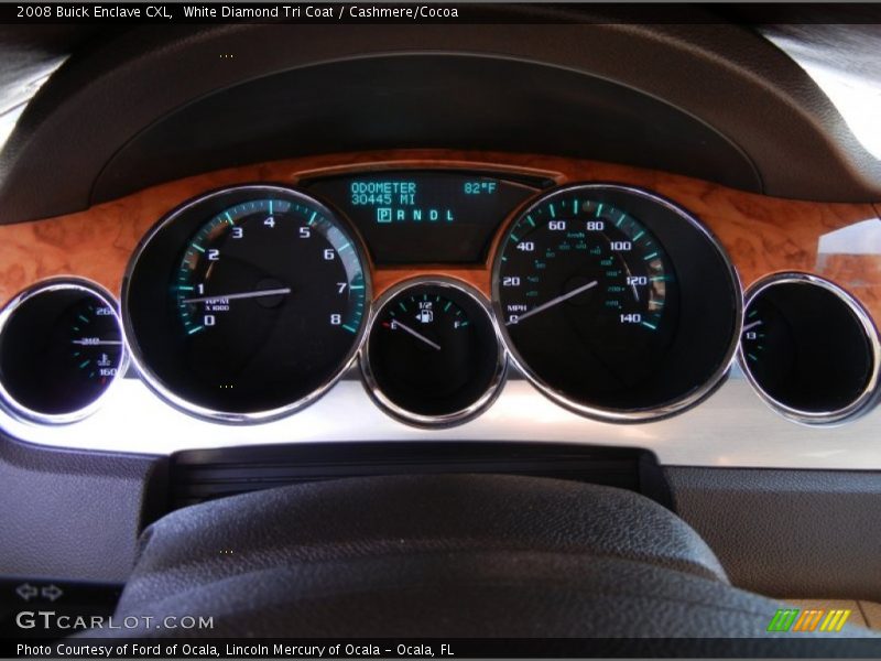 White Diamond Tri Coat / Cashmere/Cocoa 2008 Buick Enclave CXL