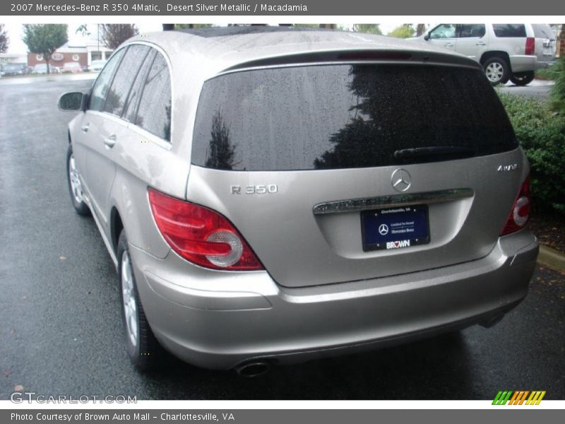 Desert Silver Metallic / Macadamia 2007 Mercedes-Benz R 350 4Matic