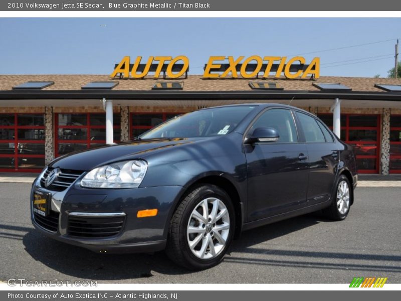 Blue Graphite Metallic / Titan Black 2010 Volkswagen Jetta SE Sedan