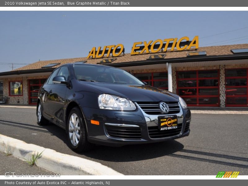 Blue Graphite Metallic / Titan Black 2010 Volkswagen Jetta SE Sedan
