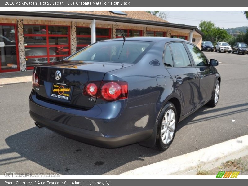 Blue Graphite Metallic / Titan Black 2010 Volkswagen Jetta SE Sedan