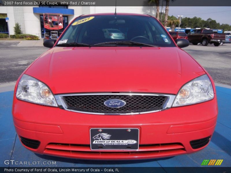 Infra-Red / Charcoal 2007 Ford Focus ZX3 SE Coupe
