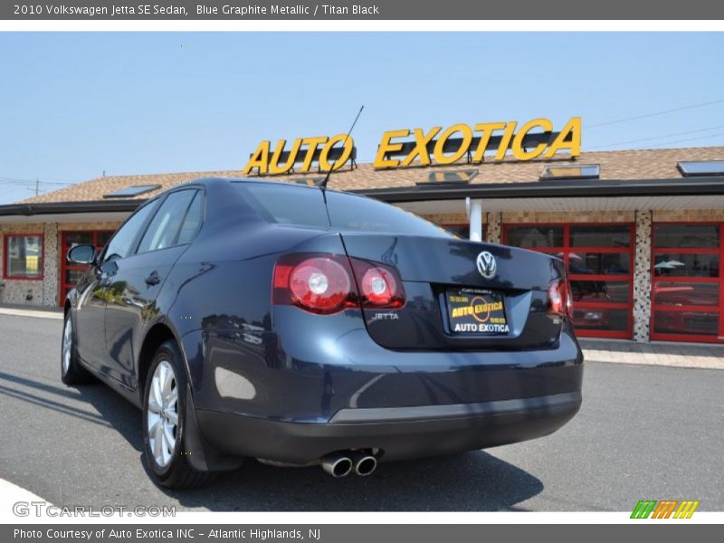 Blue Graphite Metallic / Titan Black 2010 Volkswagen Jetta SE Sedan