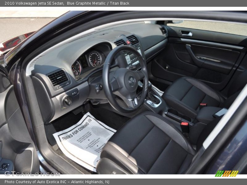 Blue Graphite Metallic / Titan Black 2010 Volkswagen Jetta SE Sedan