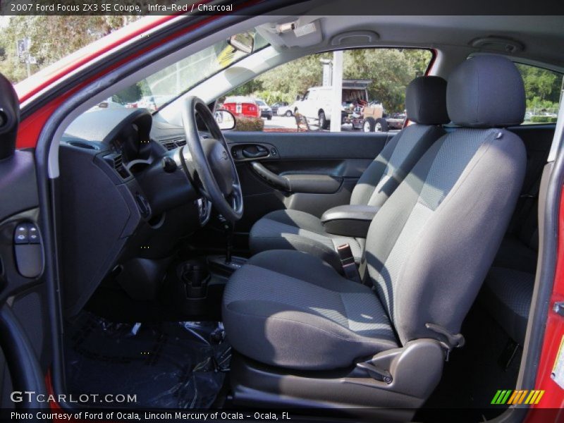 Infra-Red / Charcoal 2007 Ford Focus ZX3 SE Coupe