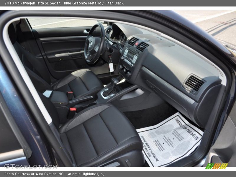 Blue Graphite Metallic / Titan Black 2010 Volkswagen Jetta SE Sedan