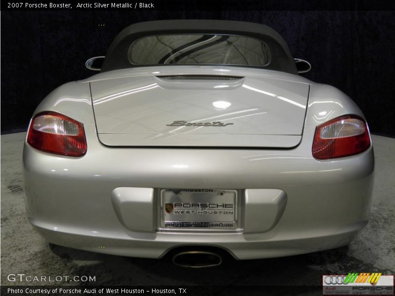 Arctic Silver Metallic / Black 2007 Porsche Boxster
