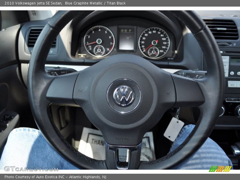 Blue Graphite Metallic / Titan Black 2010 Volkswagen Jetta SE Sedan