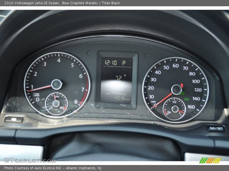 Blue Graphite Metallic / Titan Black 2010 Volkswagen Jetta SE Sedan