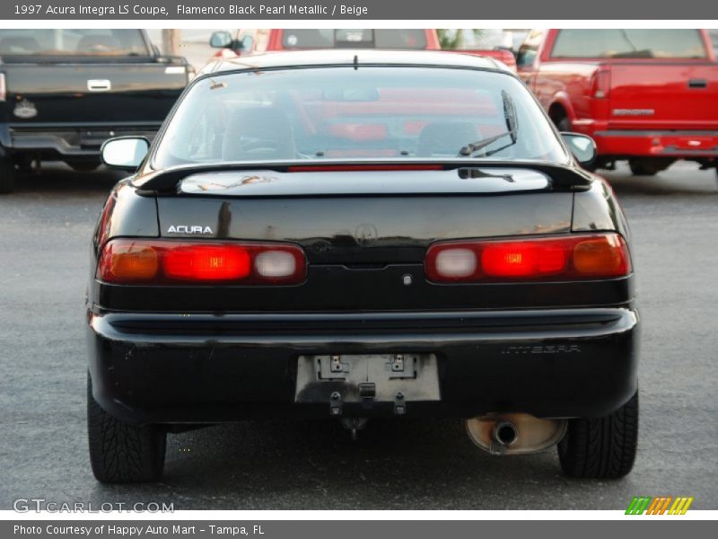 Flamenco Black Pearl Metallic / Beige 1997 Acura Integra LS Coupe