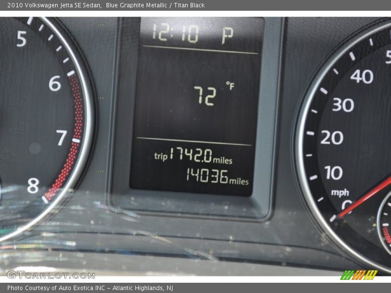 Blue Graphite Metallic / Titan Black 2010 Volkswagen Jetta SE Sedan