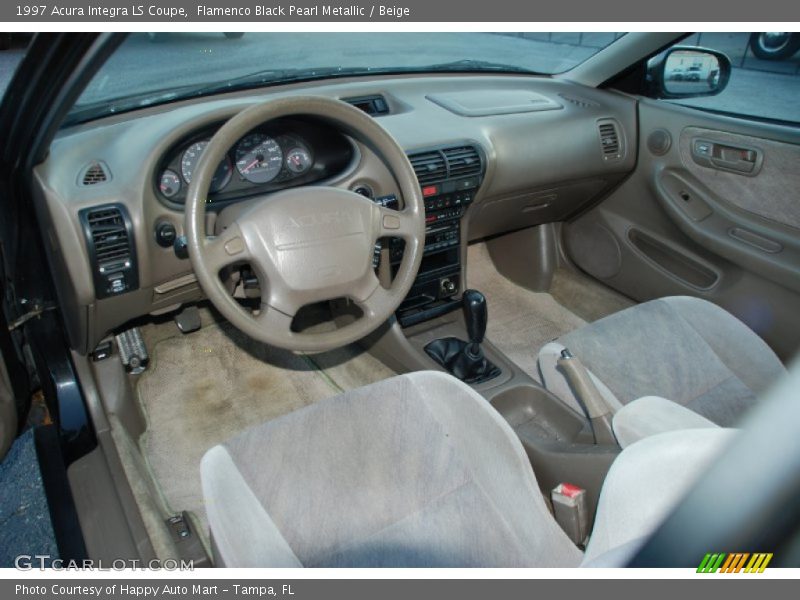 Beige Interior - 1997 Integra LS Coupe 