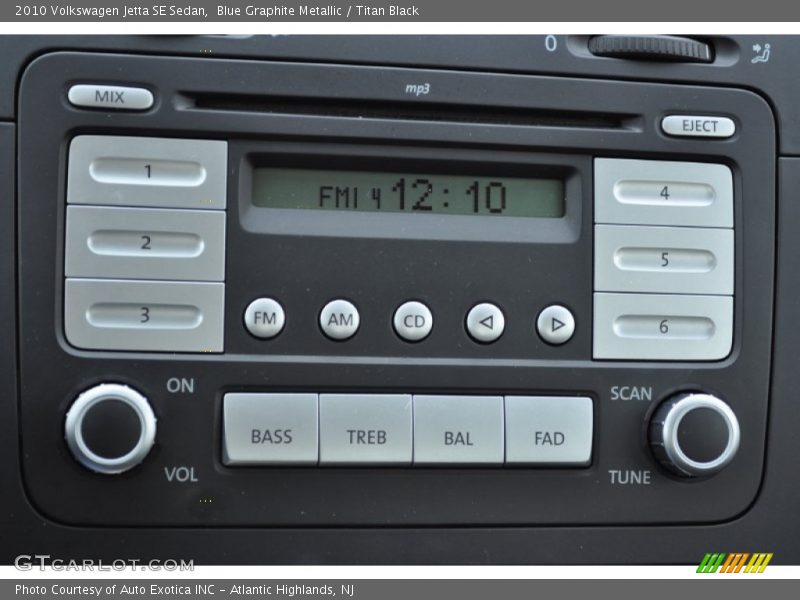 Blue Graphite Metallic / Titan Black 2010 Volkswagen Jetta SE Sedan