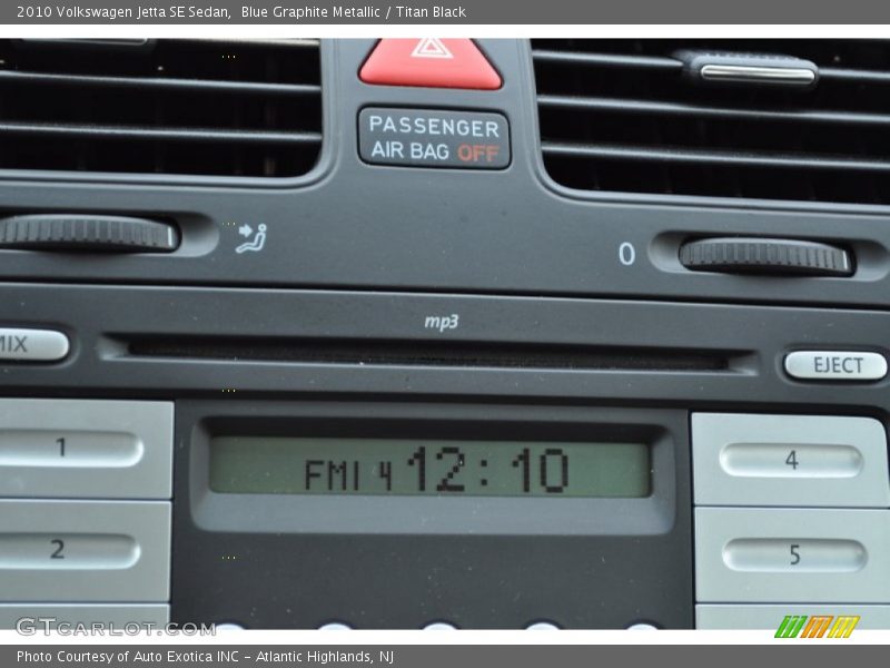 Blue Graphite Metallic / Titan Black 2010 Volkswagen Jetta SE Sedan