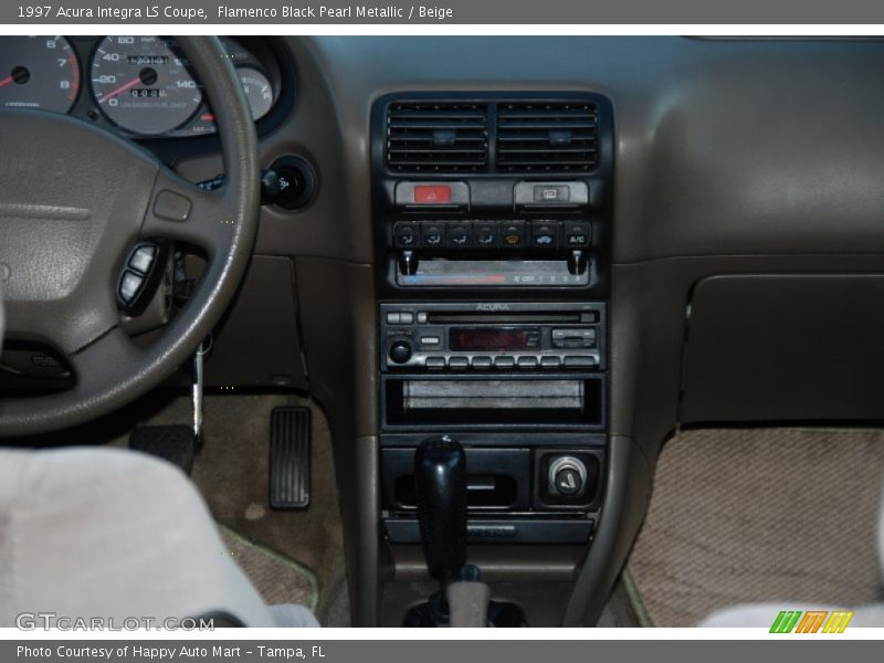 Flamenco Black Pearl Metallic / Beige 1997 Acura Integra LS Coupe