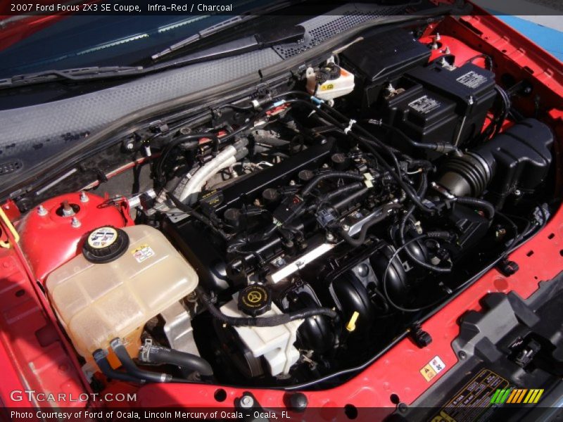 Infra-Red / Charcoal 2007 Ford Focus ZX3 SE Coupe