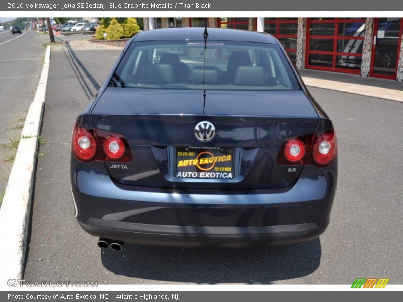 Blue Graphite Metallic / Titan Black 2010 Volkswagen Jetta SE Sedan