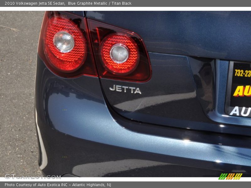 Blue Graphite Metallic / Titan Black 2010 Volkswagen Jetta SE Sedan