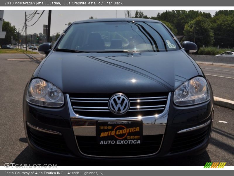 Blue Graphite Metallic / Titan Black 2010 Volkswagen Jetta SE Sedan