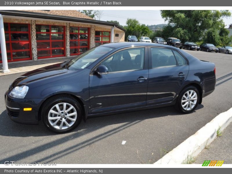 Blue Graphite Metallic / Titan Black 2010 Volkswagen Jetta SE Sedan