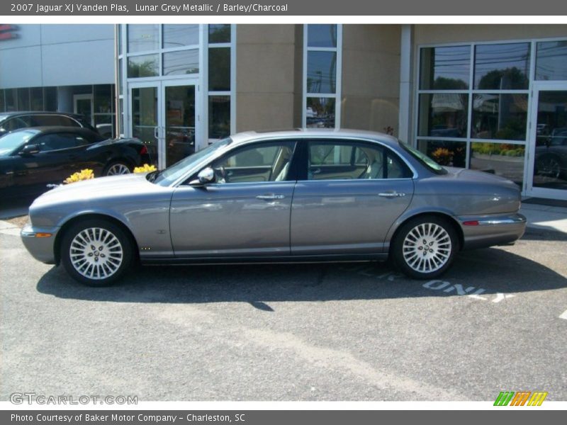 Lunar Grey Metallic / Barley/Charcoal 2007 Jaguar XJ Vanden Plas