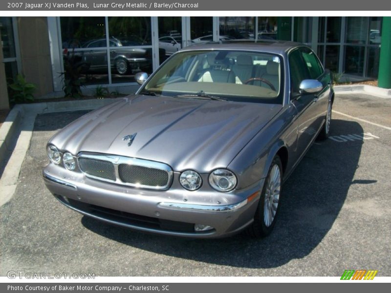 Lunar Grey Metallic / Barley/Charcoal 2007 Jaguar XJ Vanden Plas
