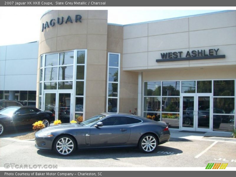 Slate Grey Metallic / Charcoal 2007 Jaguar XK XK8 Coupe