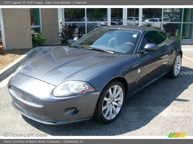 Slate Grey Metallic / Charcoal 2007 Jaguar XK XK8 Coupe