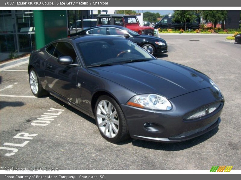 Slate Grey Metallic / Charcoal 2007 Jaguar XK XK8 Coupe