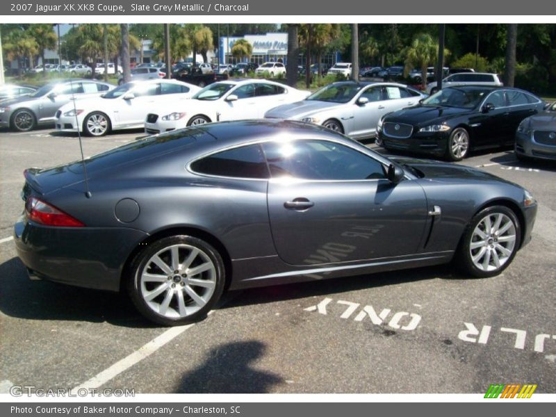 Slate Grey Metallic / Charcoal 2007 Jaguar XK XK8 Coupe