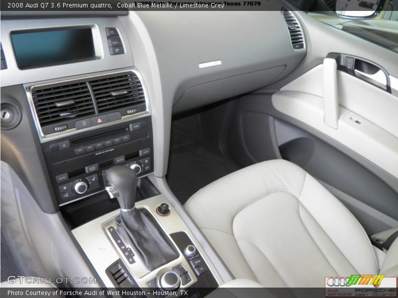 Cobalt Blue Metallic / Limestone Grey 2008 Audi Q7 3.6 Premium quattro