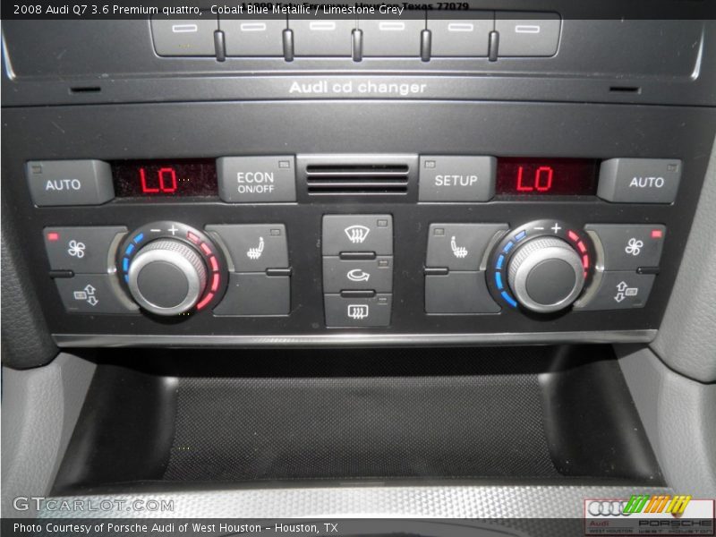 Cobalt Blue Metallic / Limestone Grey 2008 Audi Q7 3.6 Premium quattro