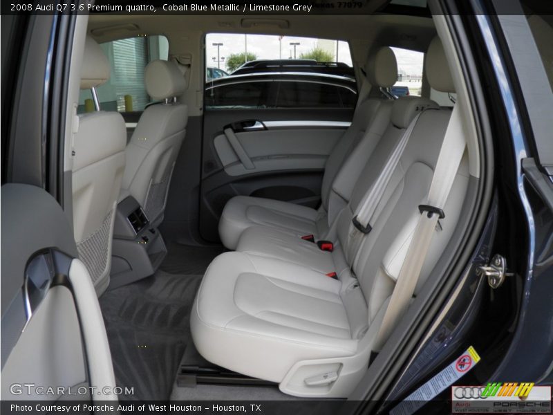 Cobalt Blue Metallic / Limestone Grey 2008 Audi Q7 3.6 Premium quattro