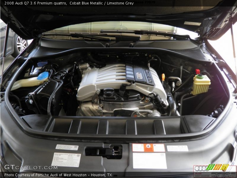 Cobalt Blue Metallic / Limestone Grey 2008 Audi Q7 3.6 Premium quattro