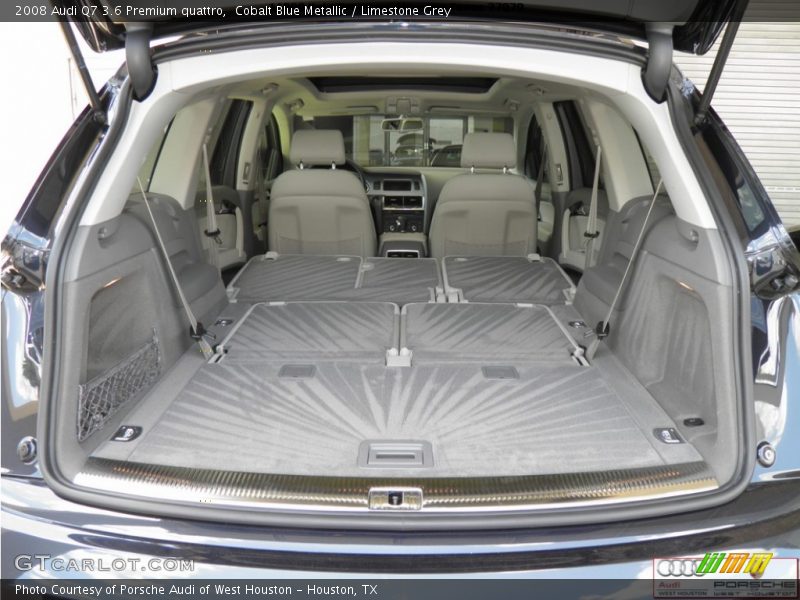 Cobalt Blue Metallic / Limestone Grey 2008 Audi Q7 3.6 Premium quattro