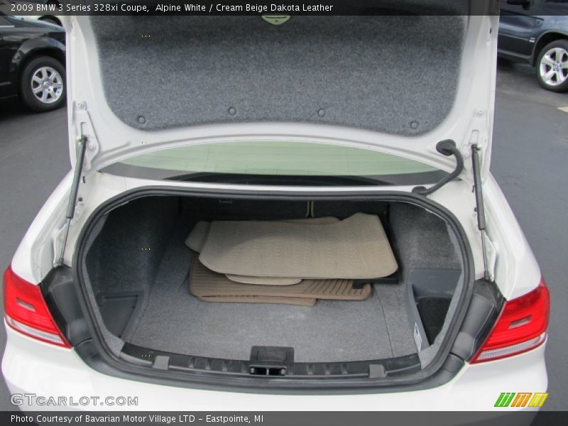  2009 3 Series 328xi Coupe Trunk