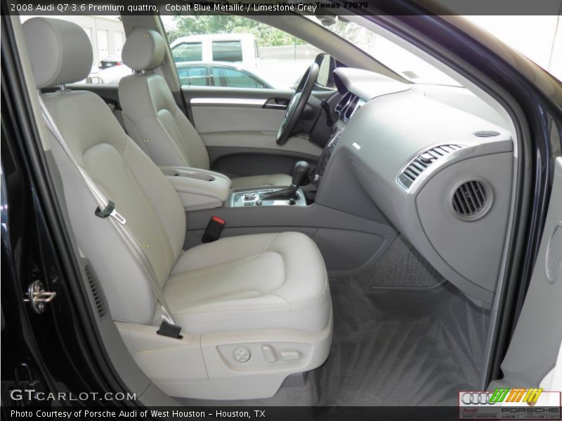 Cobalt Blue Metallic / Limestone Grey 2008 Audi Q7 3.6 Premium quattro