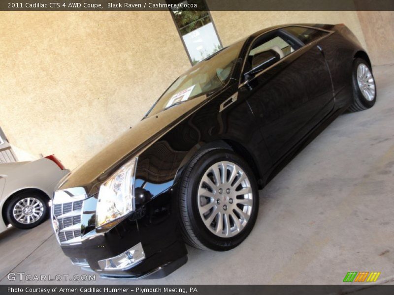 Black Raven / Cashmere/Cocoa 2011 Cadillac CTS 4 AWD Coupe