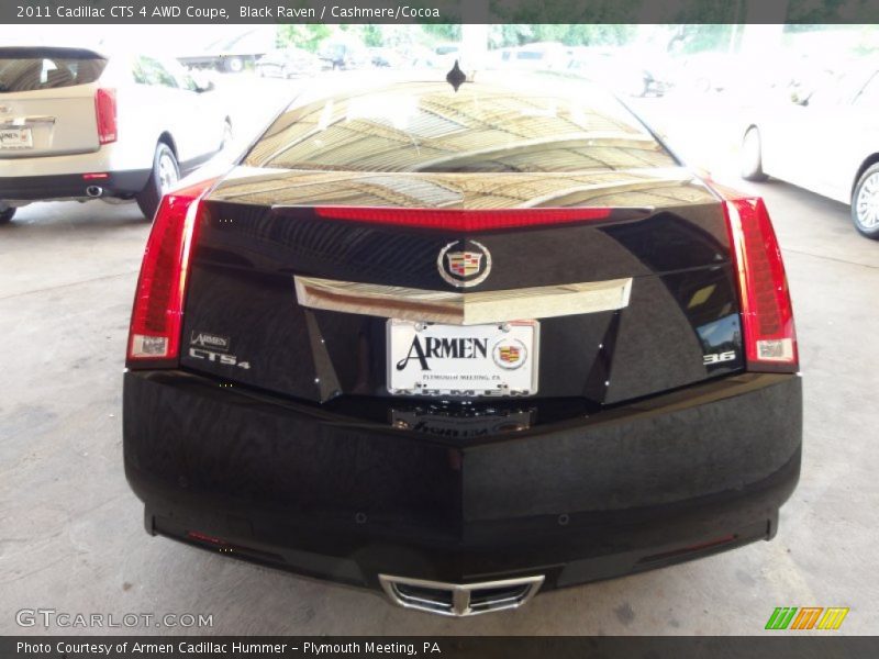 Black Raven / Cashmere/Cocoa 2011 Cadillac CTS 4 AWD Coupe