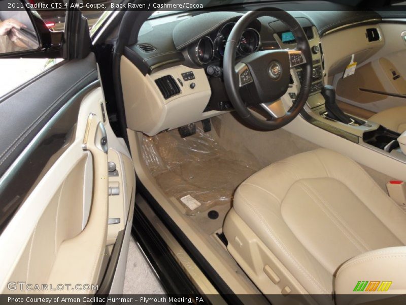 Black Raven / Cashmere/Cocoa 2011 Cadillac CTS 4 AWD Coupe