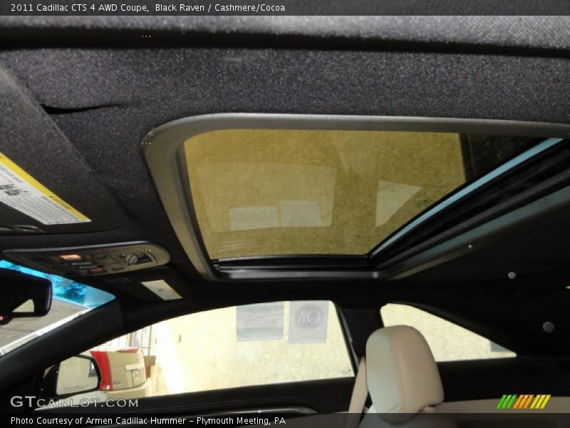 Black Raven / Cashmere/Cocoa 2011 Cadillac CTS 4 AWD Coupe
