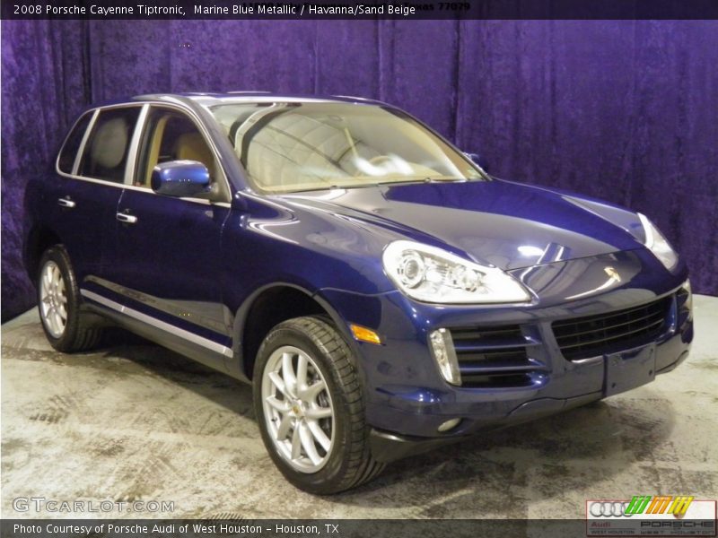 Marine Blue Metallic / Havanna/Sand Beige 2008 Porsche Cayenne Tiptronic