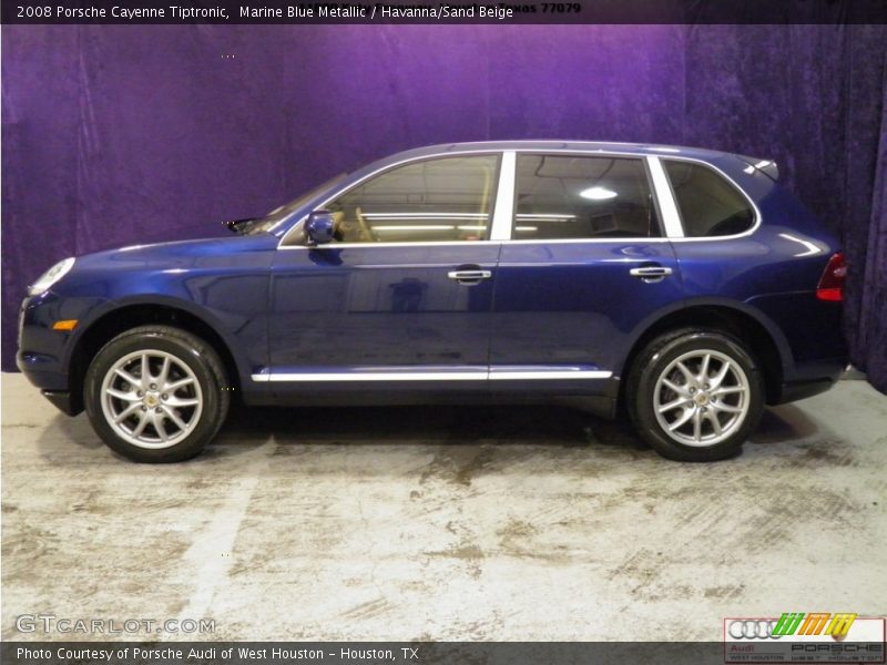 Marine Blue Metallic / Havanna/Sand Beige 2008 Porsche Cayenne Tiptronic