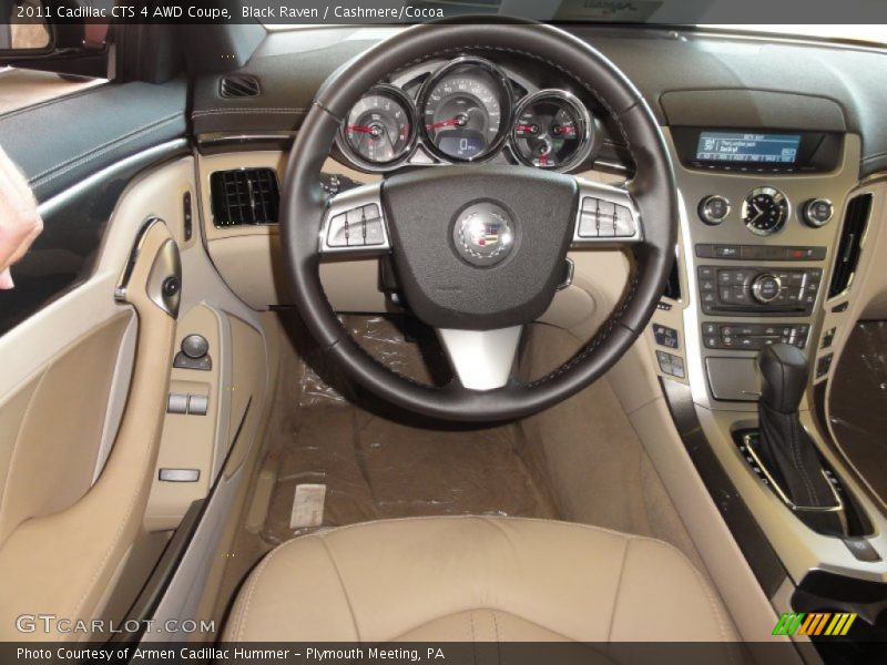 Dashboard of 2011 CTS 4 AWD Coupe